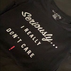 Don’t Care Tee Size Small